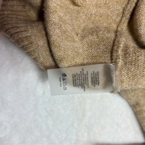 Vince Camuto Tan and Pink Fair Isle Sweater - Picture 6 of 7